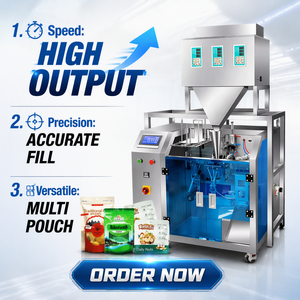 Coffee Beans Stand-Up Gusset Bag VFFS Machine