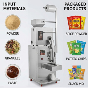Automatic Ketchup Honey Sachet Pouch Paste Liquid Plastic Bag Machine