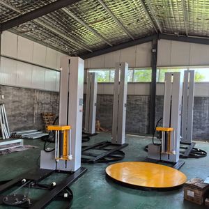 Heavy-duty Full Automatic Pallet Stretch Wrapping Machine Stretch Film Wrapper Product Pallet Wrapping Machine