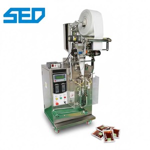 Automatic PLC Controlled Liquid Ketchup Jam Sauce Sachet VFFS Machine